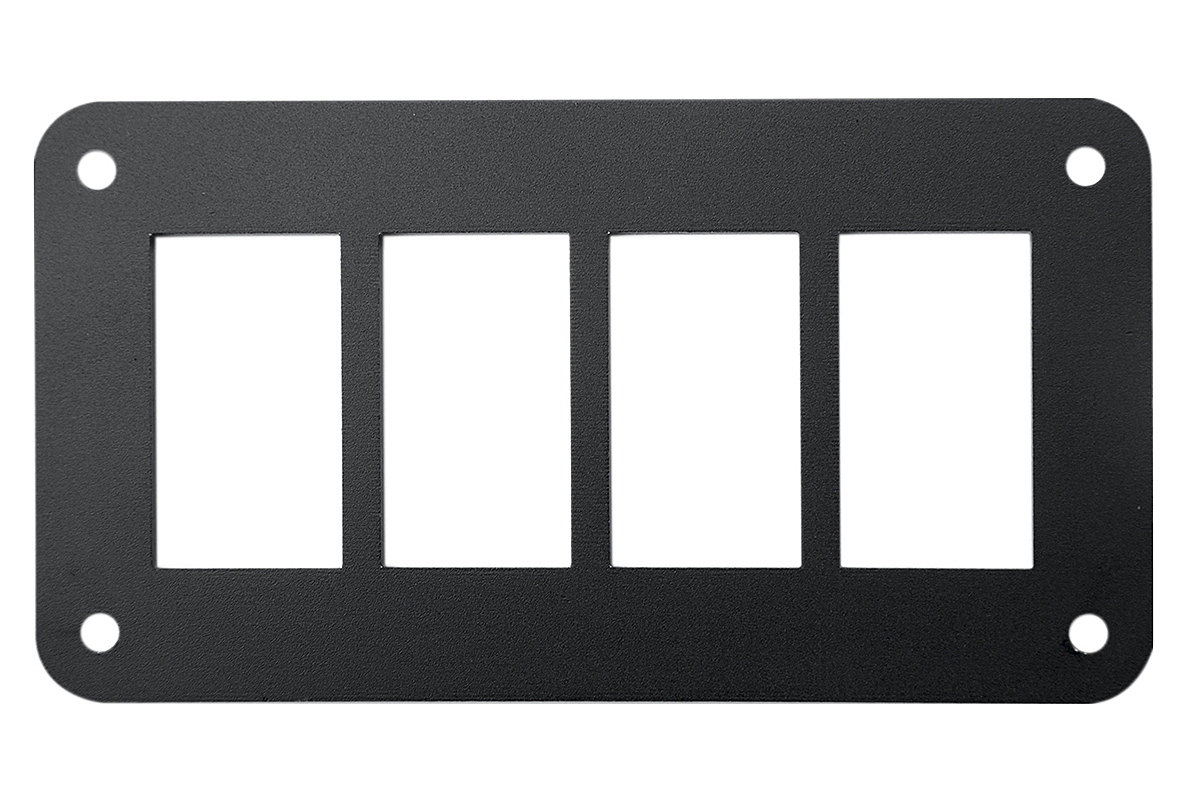 картинка Панель кнопок монтажная РИФ четыре отверстия