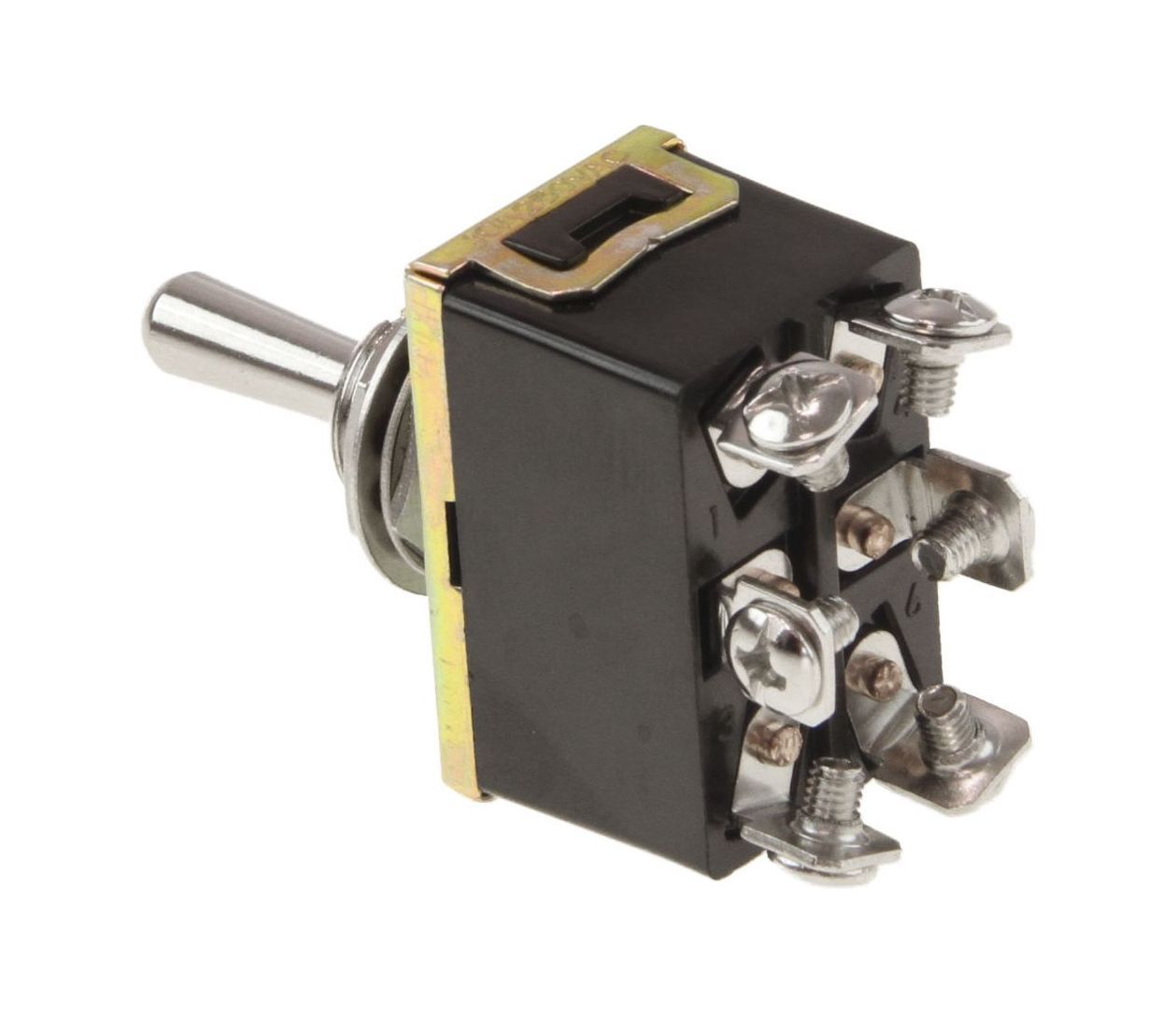 картинка Тумблер трехпозиционный ON-OFF-ON 12 В/15А 6P