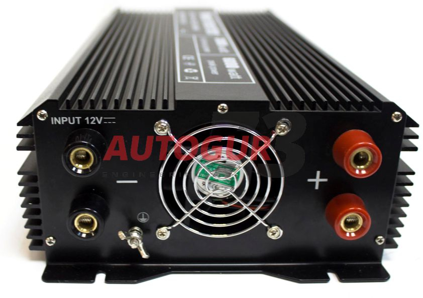 картинка Инвертор (преобразователь) напряжения автомобильный 12/220V 3000W "RedBtr"