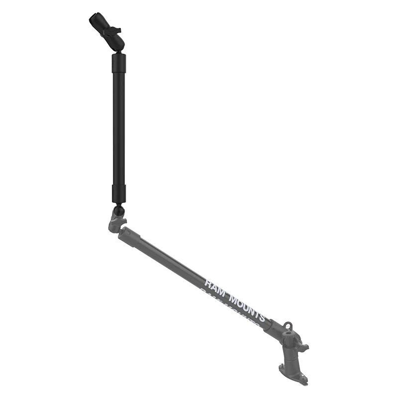RAP-BB-230-18-201U 46 см (18") штанга RAM муфта 95 мм шары 25 мм (1"), высокопрочный композит