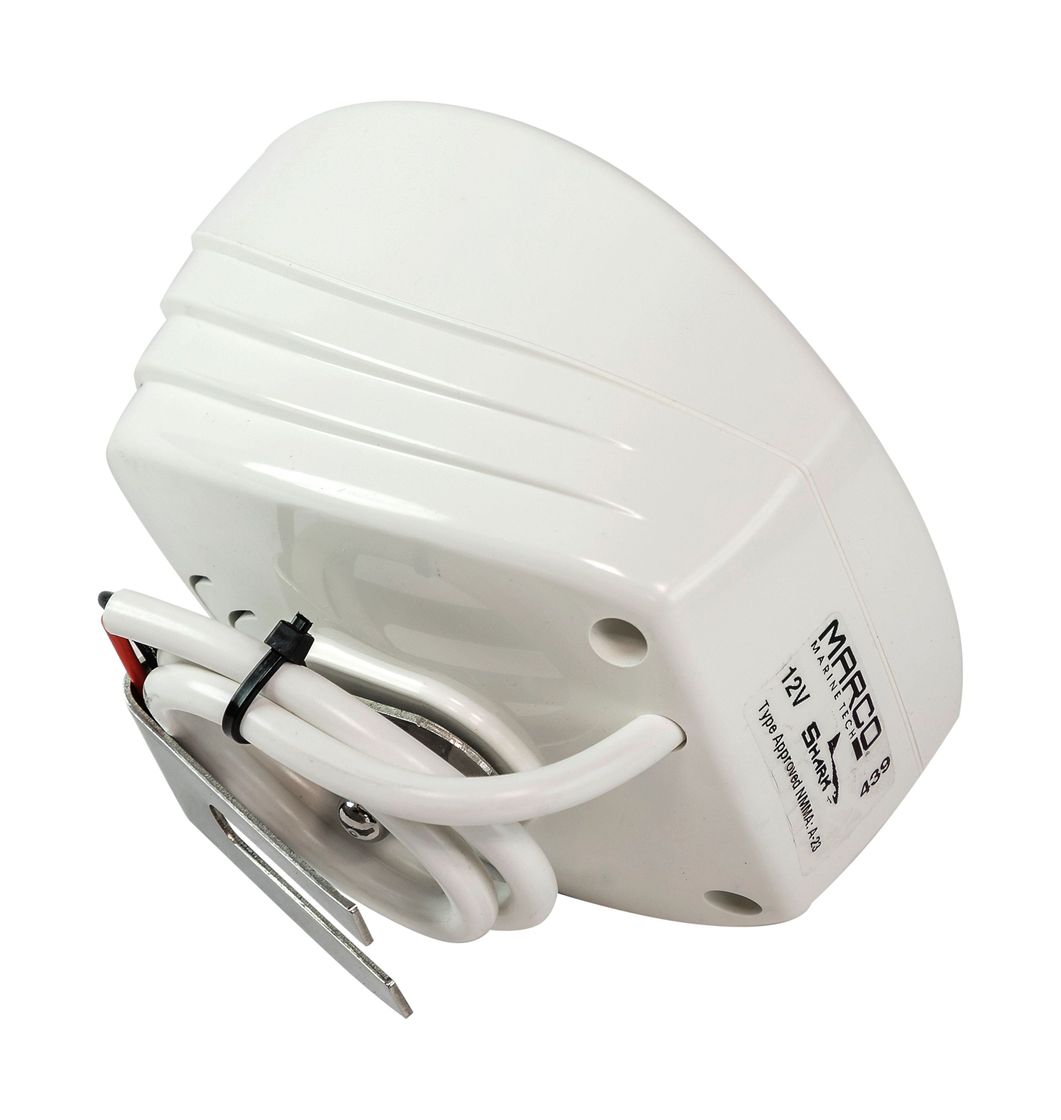 картинка Сигнал звуковой электрический Marco Shark SK1, 12 В, белый