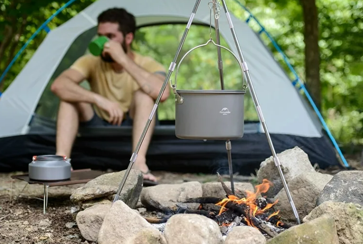 картинка Котелок туристический Naturehike 4 л.