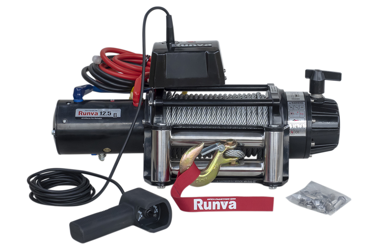 картинка Лебедка Runva 12500 lbs, 5720 кг 24В влагозащищенная