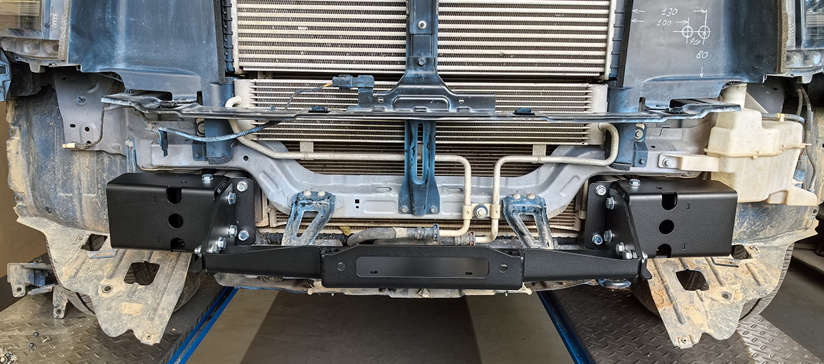 картинка Площадка РИФ под лебёдку в штатный бампер Haval H5 2023+