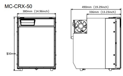 картинка Компрессорный автохолодильник MobileComfort MC-CRX-50