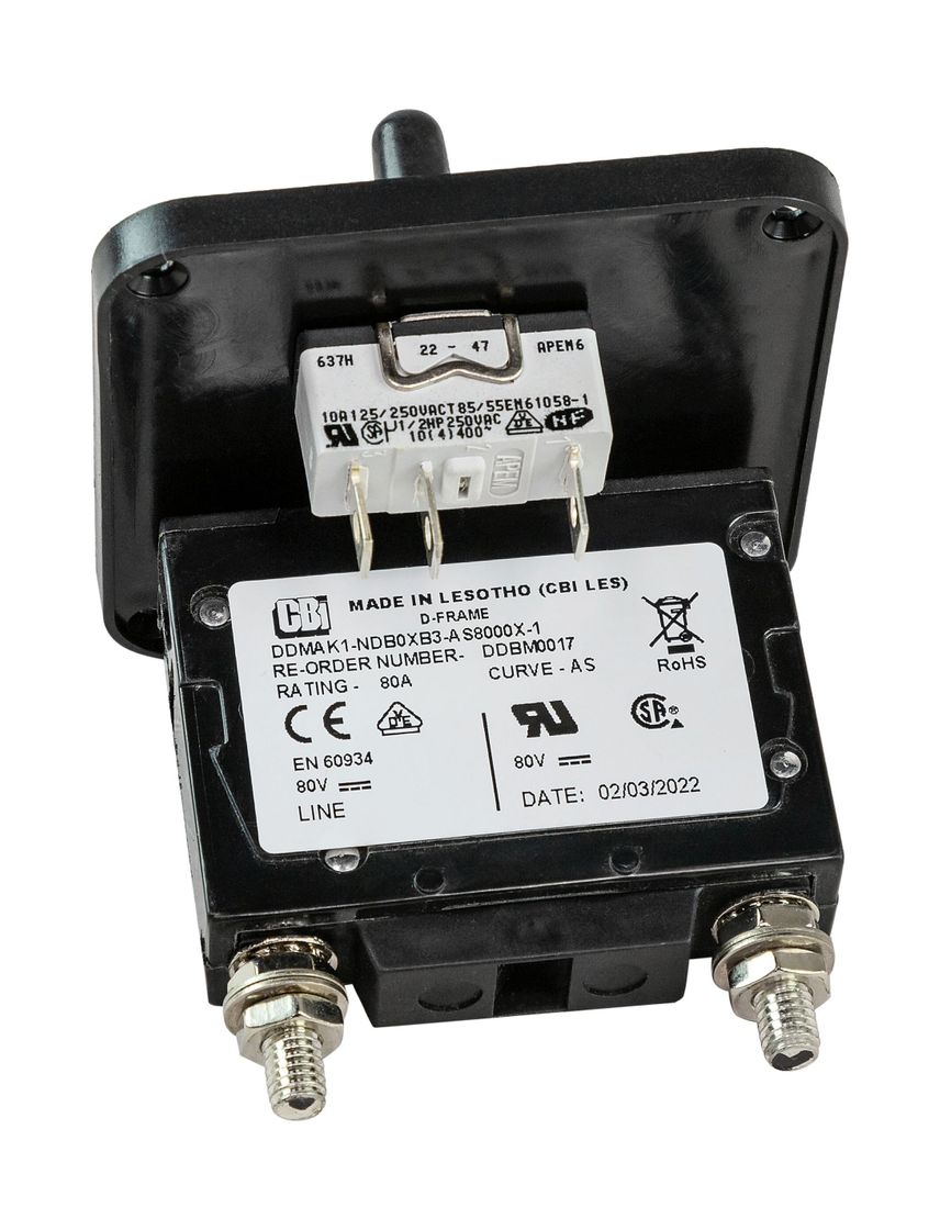 картинка Панель управления якорной лебедкой Quick, с автоматическим выключателем 80A, Quick