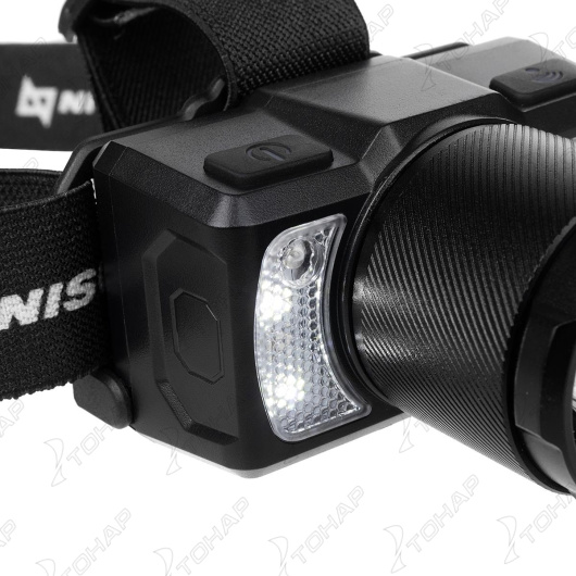 картинка Фонарь налобный NISUS сенсорный 800 LM, IP43, USB