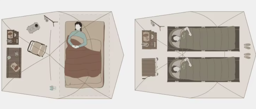 картинка Палатка Naturehike Massif Solo 1-местная, алюминиевый каркас, песочная