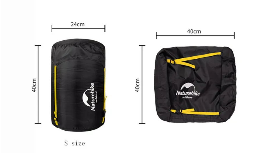 картинка Мешок компрессионный Naturehike, черный, размер S