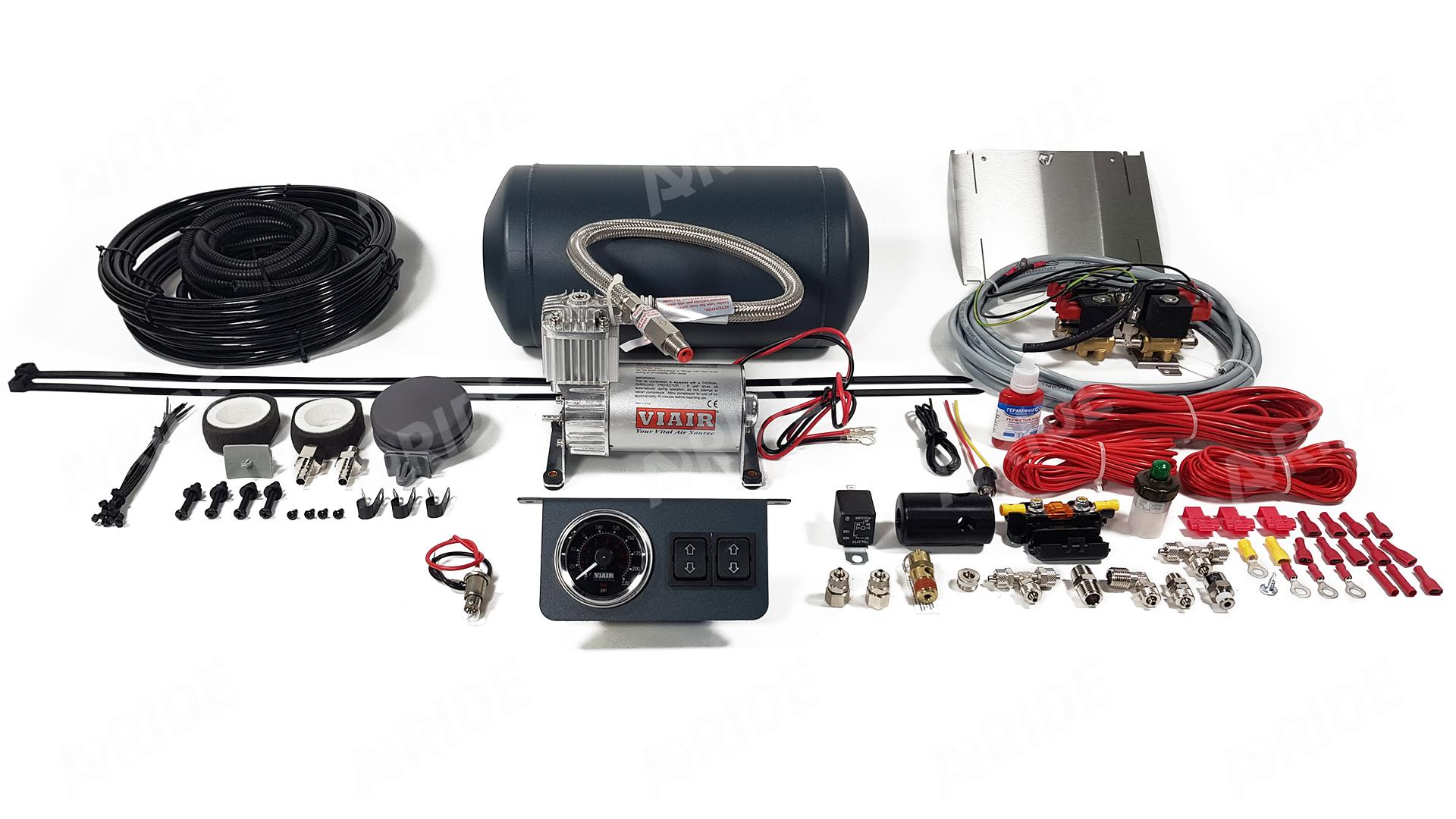 картинка Двухконтурная система управления пневмоподвеской с ресивером Aride 2.120.V