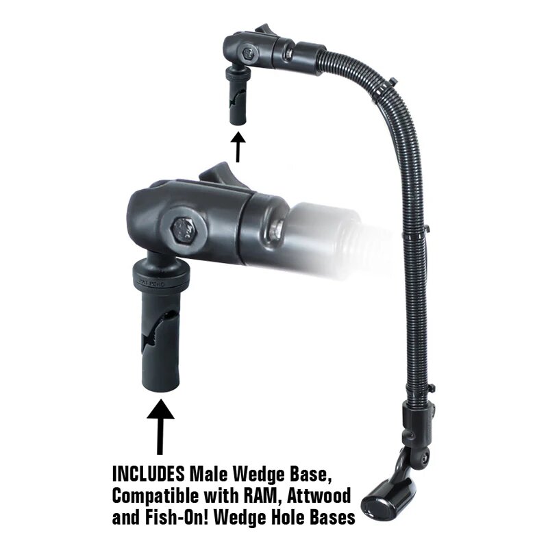 картинка RAM-B-316-18-TRA1-354 крепление RAM для трансдьюсеров L=50 см, клиновое соединение в трубу, шар 25 мм 1