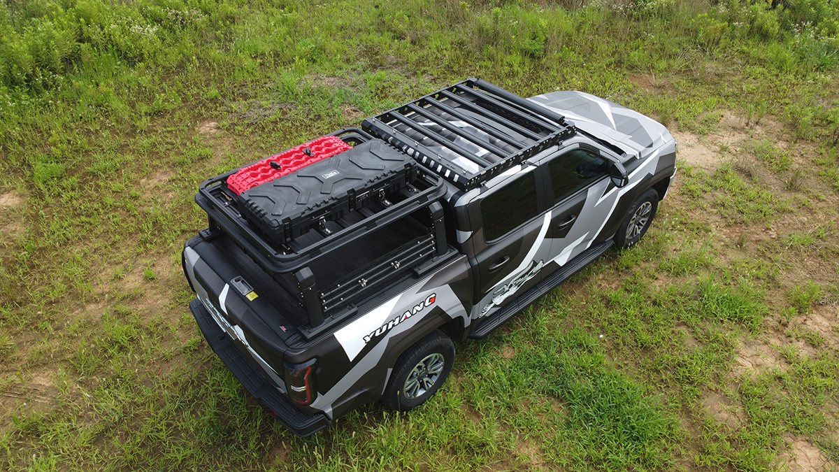 картинка Силовой каркас-кунг Baja Racing (типТ) многофункциональный с 2-мя большими боковыми ящиками Ford F-150, Toyota Tundra