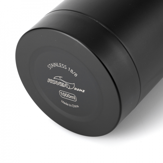 картинка Термос KOVEA KDW-BS1000 Black Stone черный, 1000мл