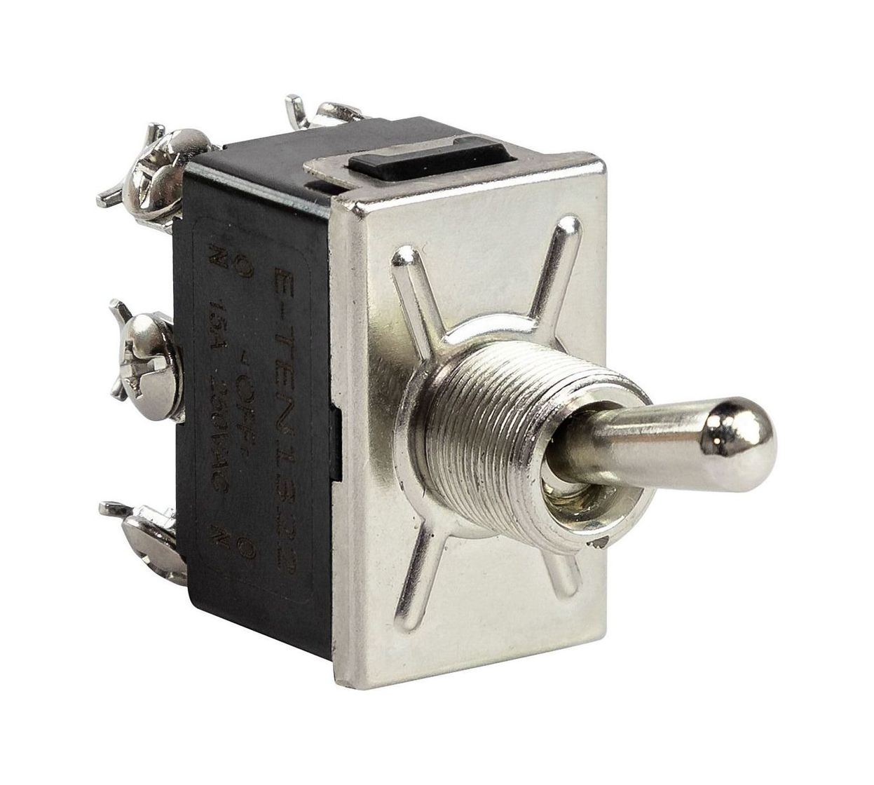 картинка Тумблер трехпозиционный ON-OFF-ON 12 В/15А 6P