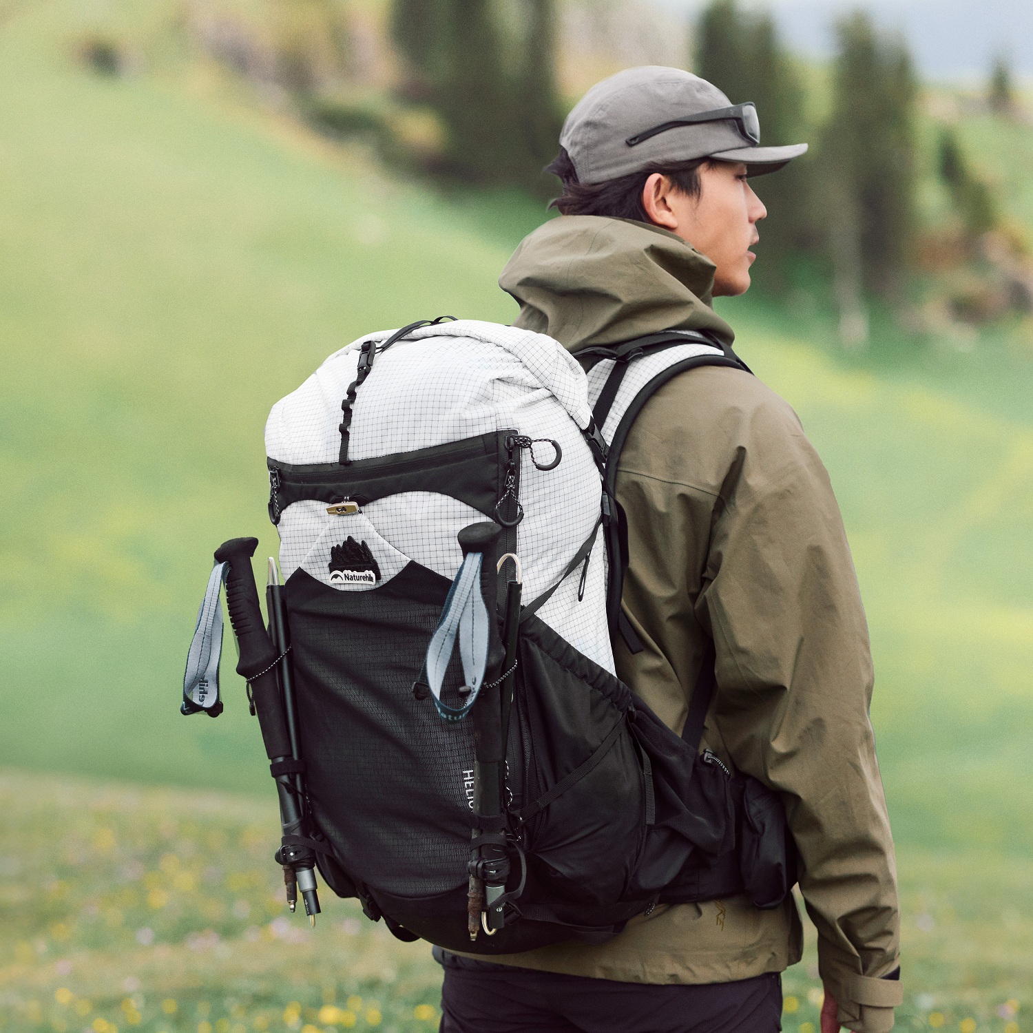Рюкзак туристический Naturehike Helium Series 40 л, размер L, белый