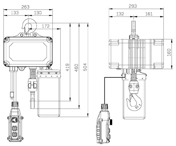 картинка Таль цепная COMEUP CK-500 (220В)