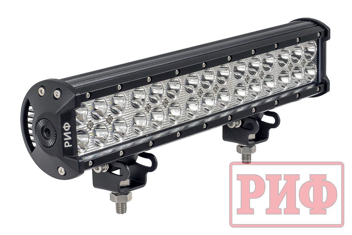 картинка Балка РИФ 90Вт, 370х73х107мм, 30 диодов, 12В, 6250лм