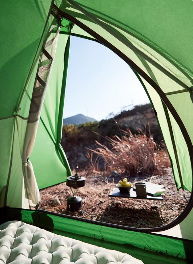 картинка Палатка Naturehike Cloud Up 1-местная, алюминиевый каркас, сверхлегкая, зеленая