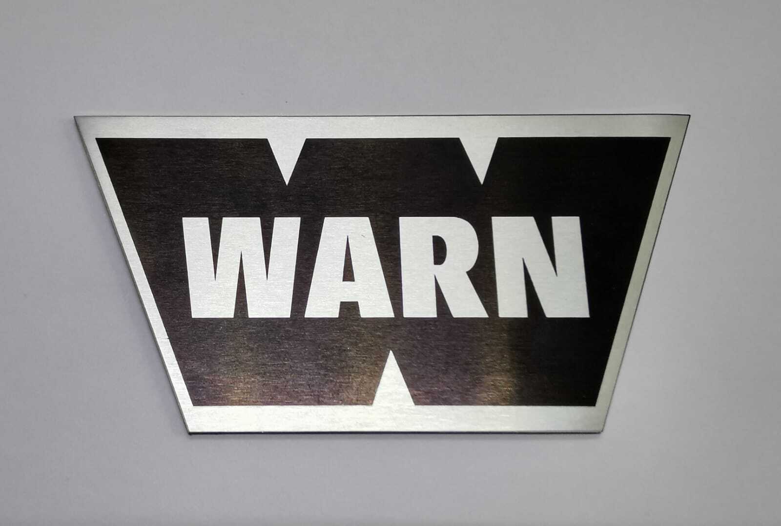 Наклейки (шильдик) на лебедку WARN