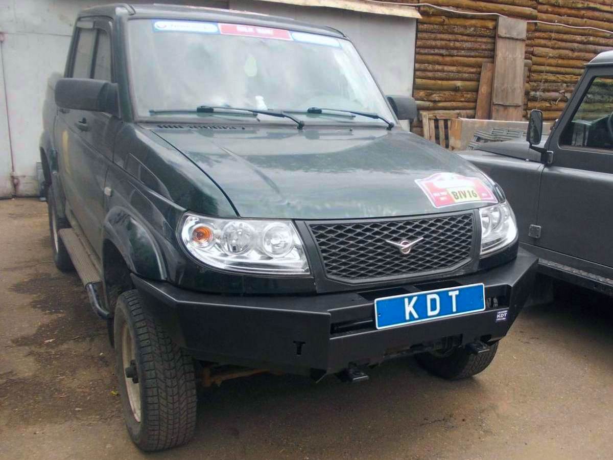 картинка Передний силовой бампер без кенгурина "Спорт" - УАЗ Патриот