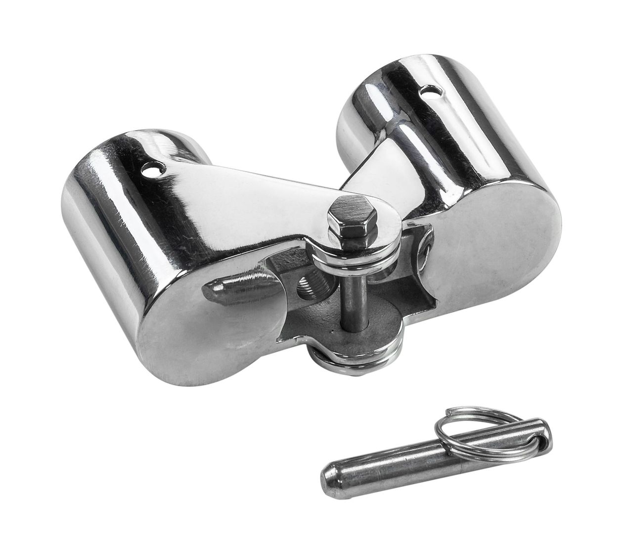 картинка Кронштейн складной с фиксацией нержавеющий д. 25 мм