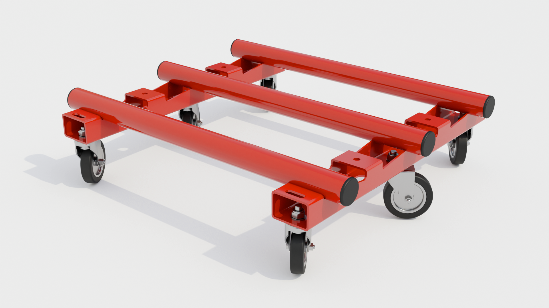 картинка Подкатная тележка для снегохода усиленная