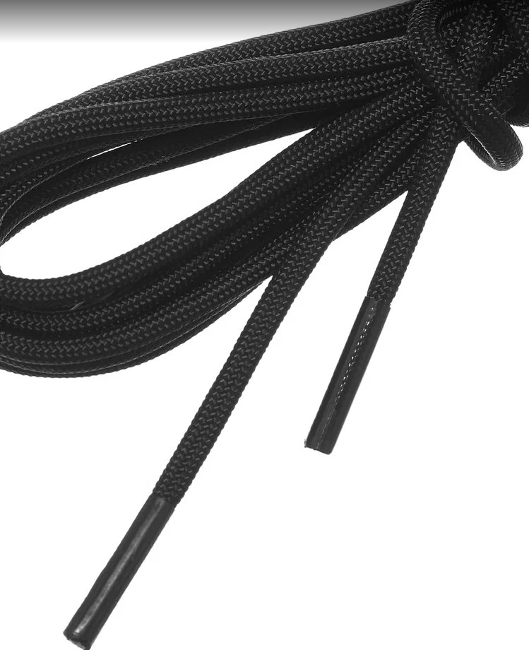 Шнурки из паракорда 120см (Black)
