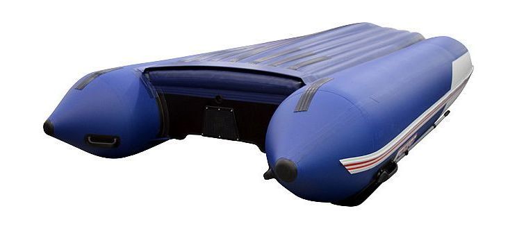 Надувная лодка ПВХ, STELS 375 Аеро НДНД, синий/белый