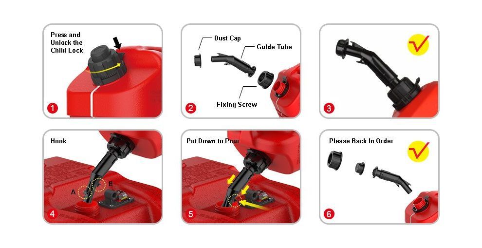 картинка Канистра для ГСМ пластиковая, 20 л