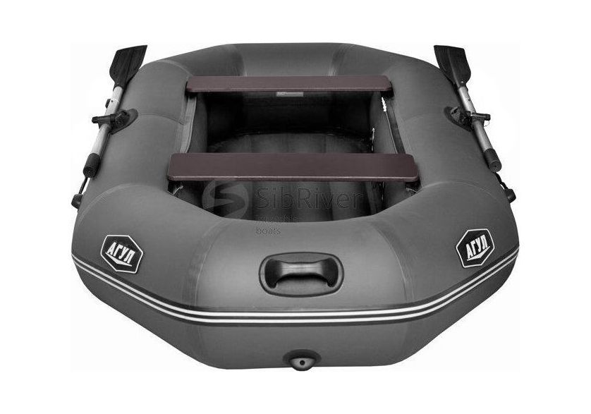 картинка Надувная лодка ПВХ Агул 275 НД, серый, SibRiver