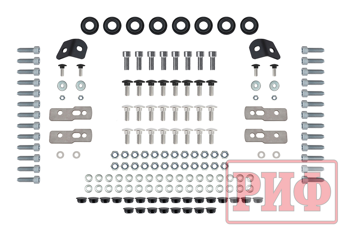 картинка Багажник алюминиевый РИФ 1250x1420 мм Great Wall Poer (с крепежом)
