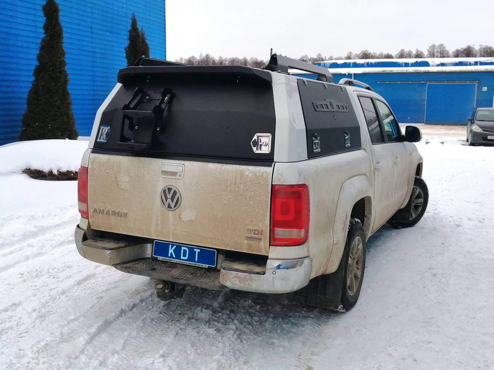 картинка Кунг алюминиевый для Volkswagen Amarok V поколения — KDT 2528L