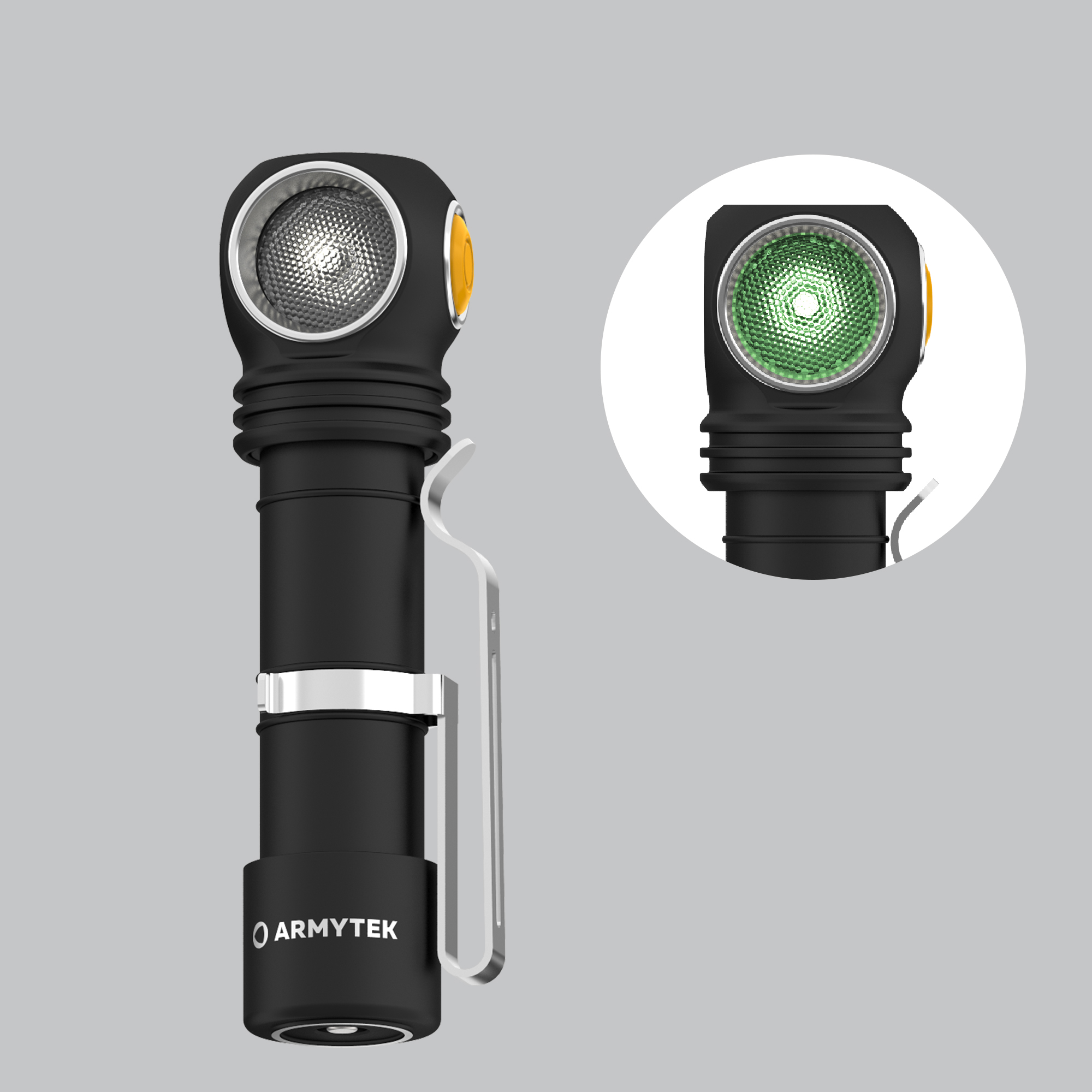 картинка Фонарь налобный Armytek Wizard C2 WG Magnet USB White