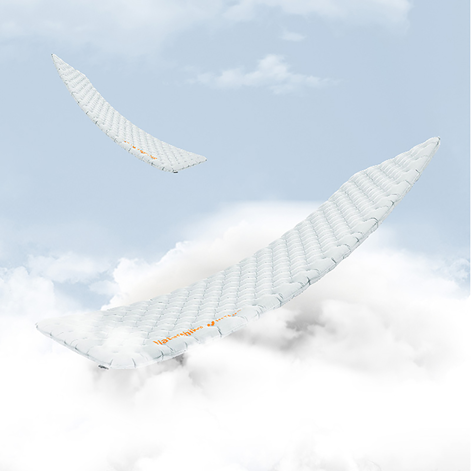 картинка Коврик надувной Naturehike 186х64х8 см, серый