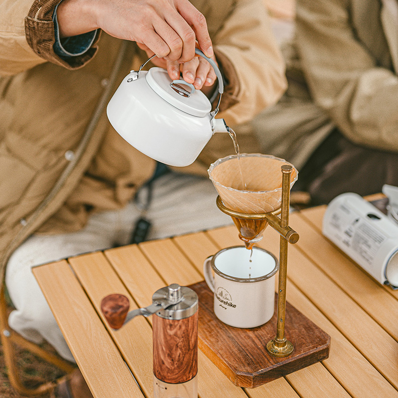 картинка Чайник Naturehike 0,8л., керамическое покрытие, белый