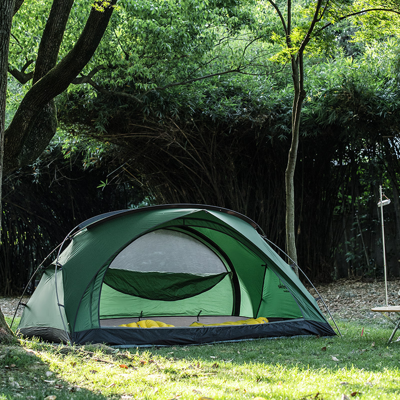 картинка Палатка Naturehike Bear-UL2 NH20ZP108 20D двухместная, зеленая, 6927595747711