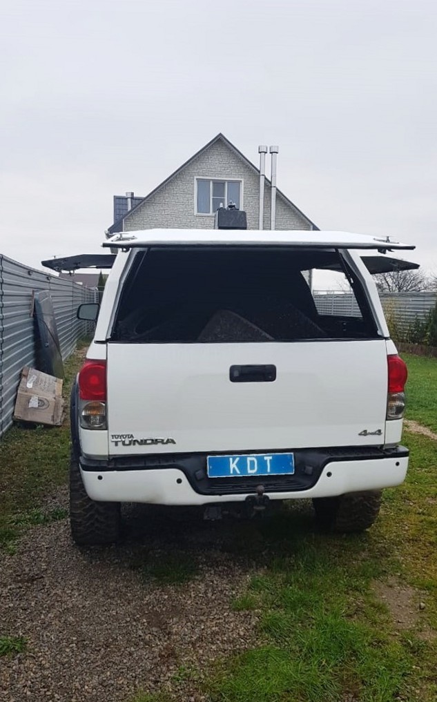 картинка Кунг KDT 3-дверный, увеличенный с кузовом Double Cab Long для Toyota Tundra стальной