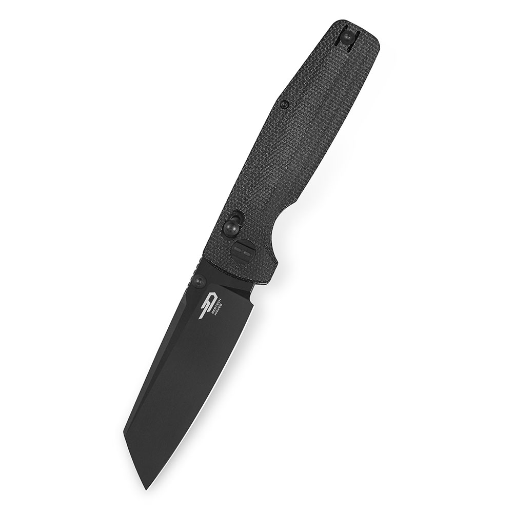 картинка Нож Bestech Slasher сталь D2, рукоять Микарта черная