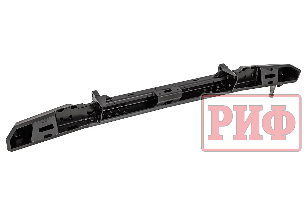 картинка Бампер задний РИФ УАЗ Буханка с фонарями, калиткой, возможностью установки фаркопа, лифт 65 мм