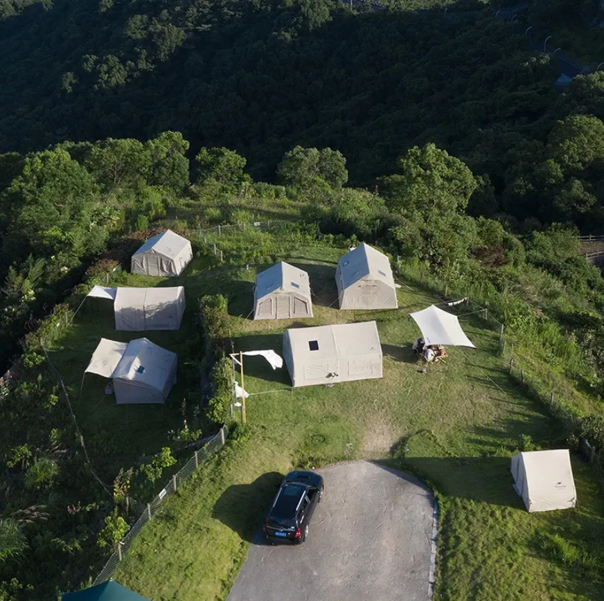 картинка Палатка Naturehike надувная Extend Air 17.2 , цвет песочный