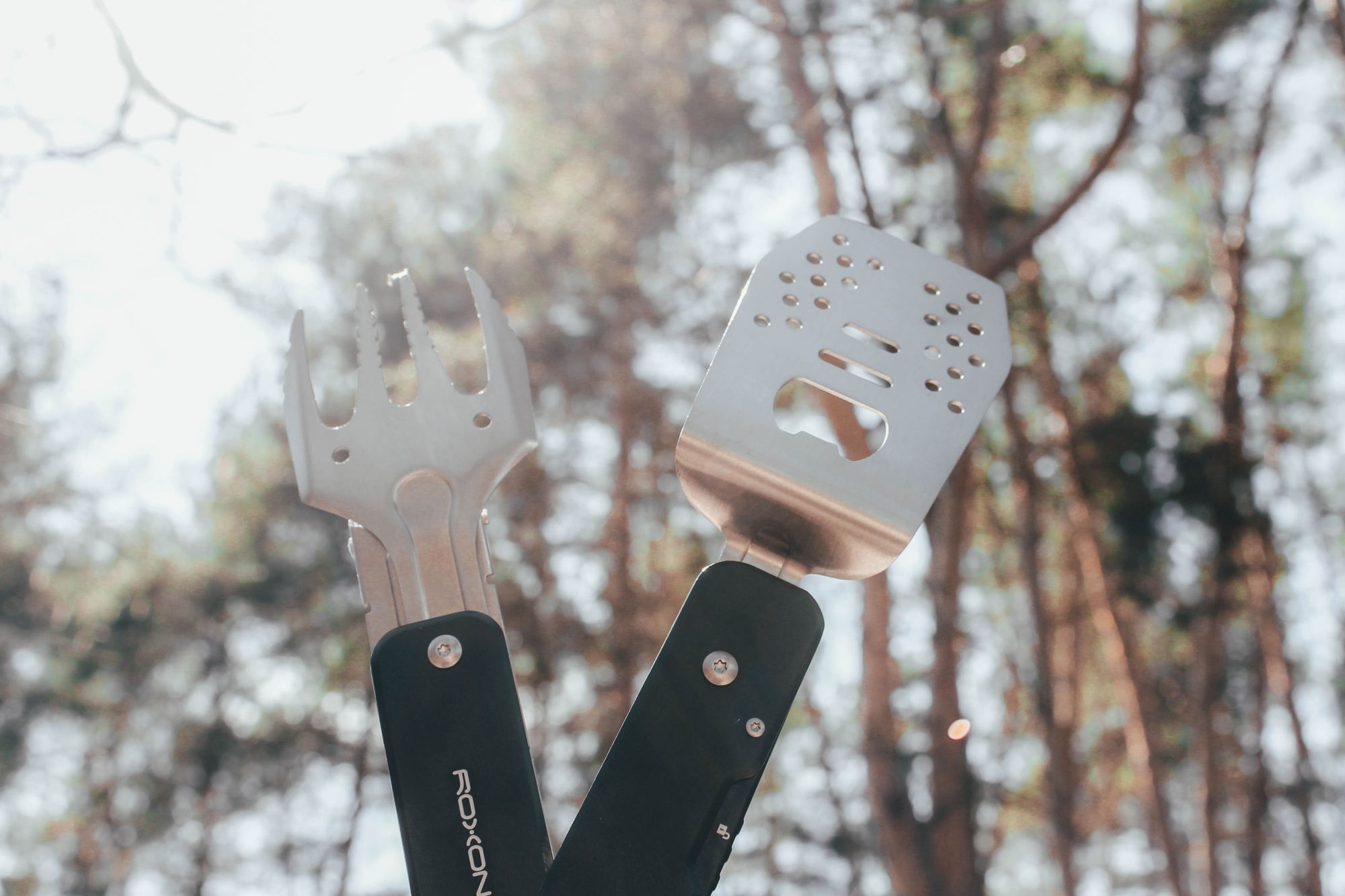 картинка Компактный мини набор для барбекю Roxon (черный) S602B