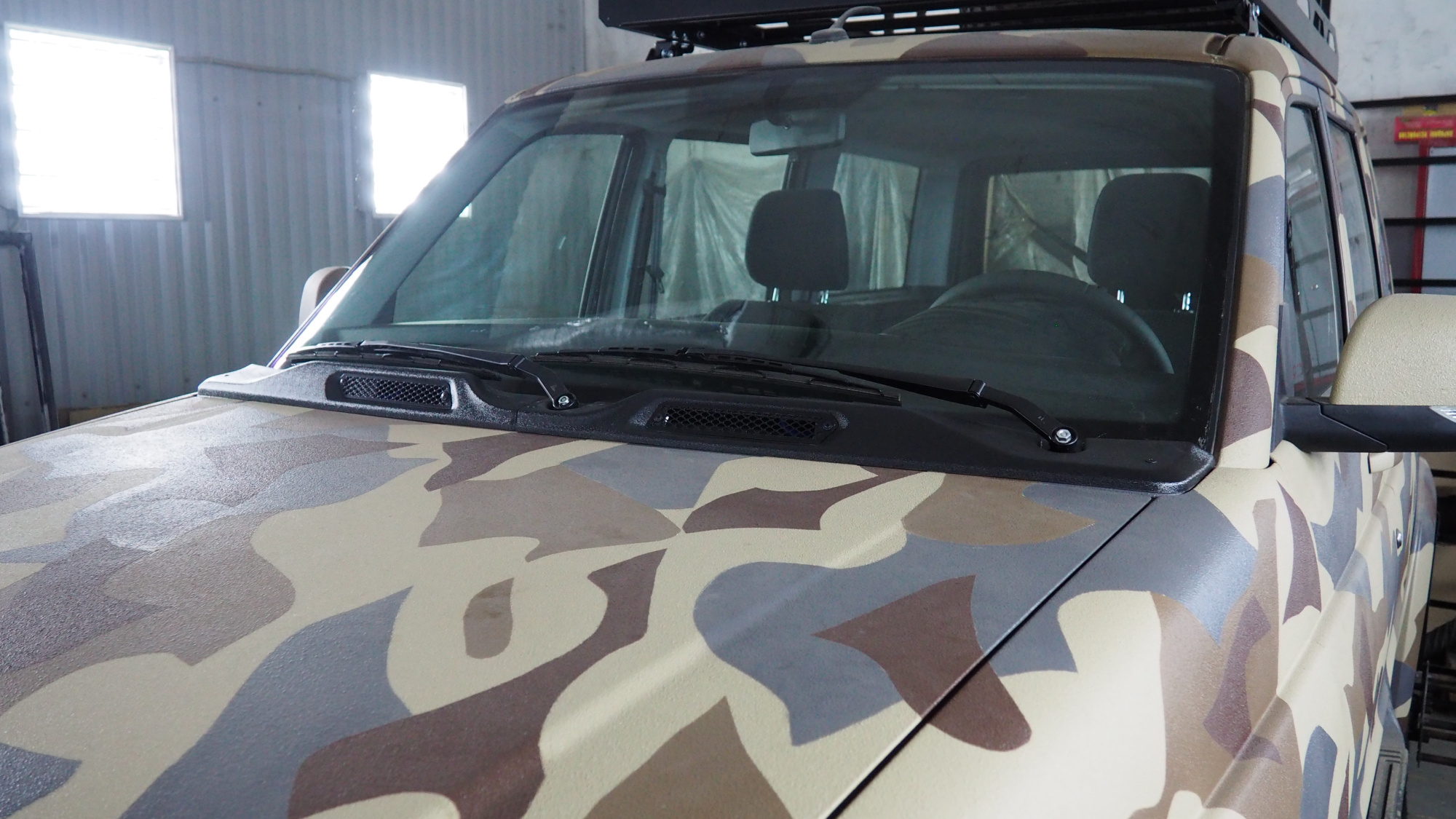 картинка Воздухозаборник на УАЗ Патриот/ Пикап 2015- по Н.В. ABC.UAZ.HT.02