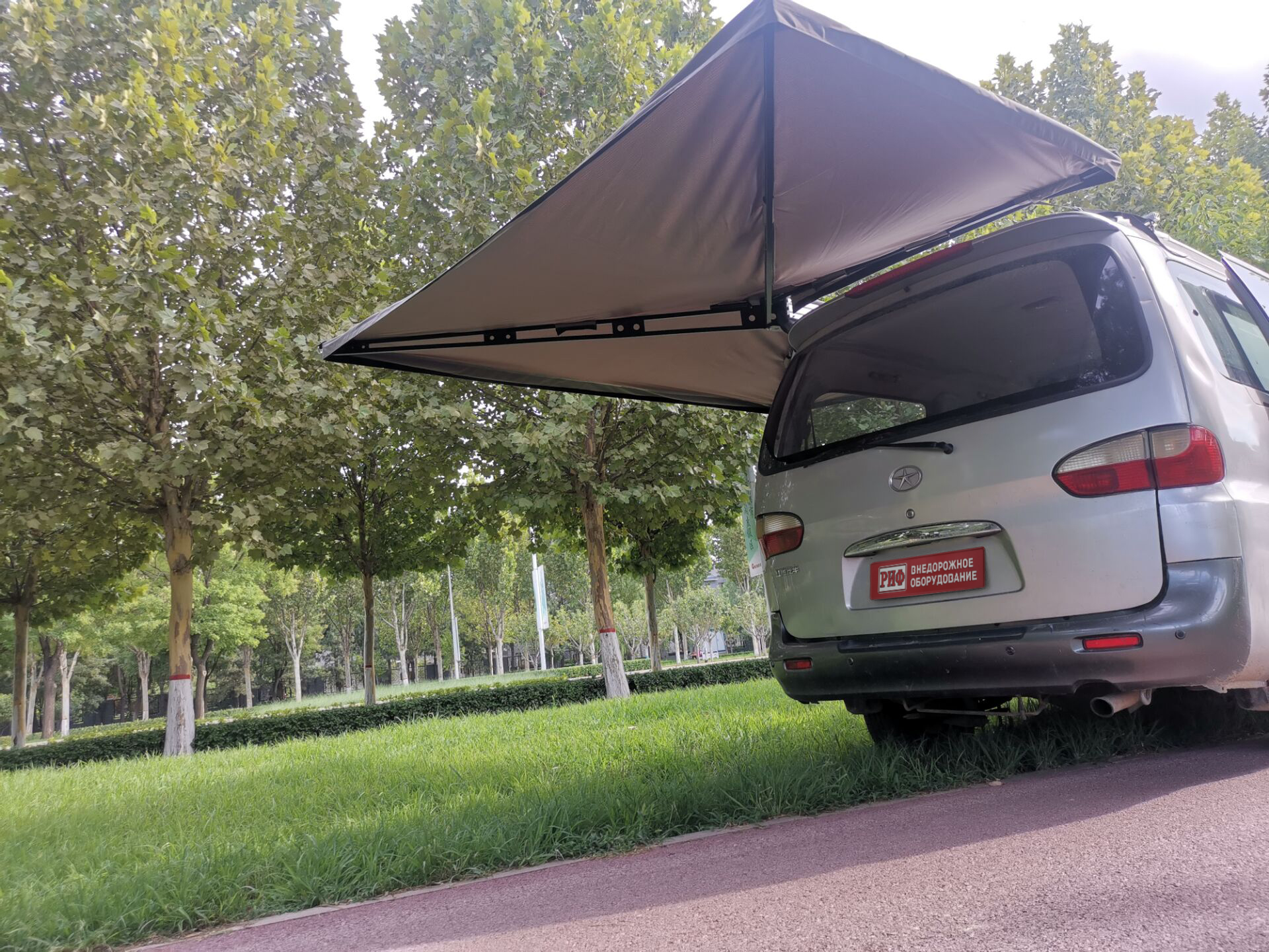 картинка Маркиза автомобильная РИФ безопорная, веерная 2,3х2 м (левая)