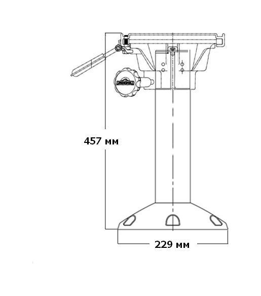 картинка Стойка COLUMBIA под сиденье