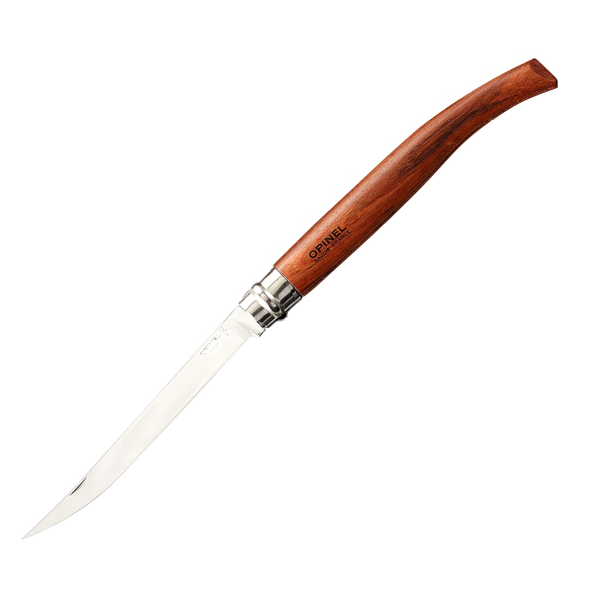 картинка Нож филейный Opinel №15, нержавеющая сталь, рукоять бубинга, 243150