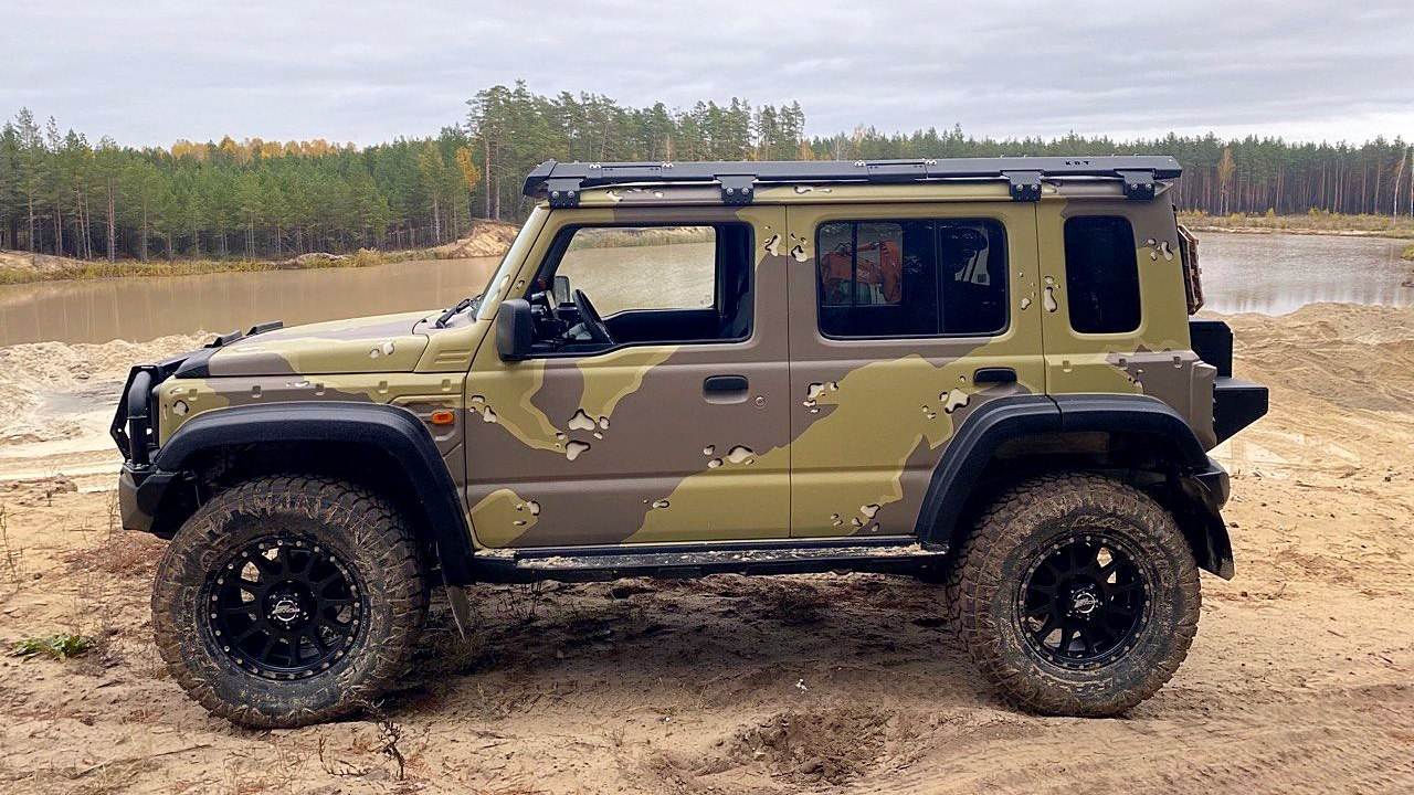 картинка Силовые пороги для Suzuki Jimny 5 дверей
