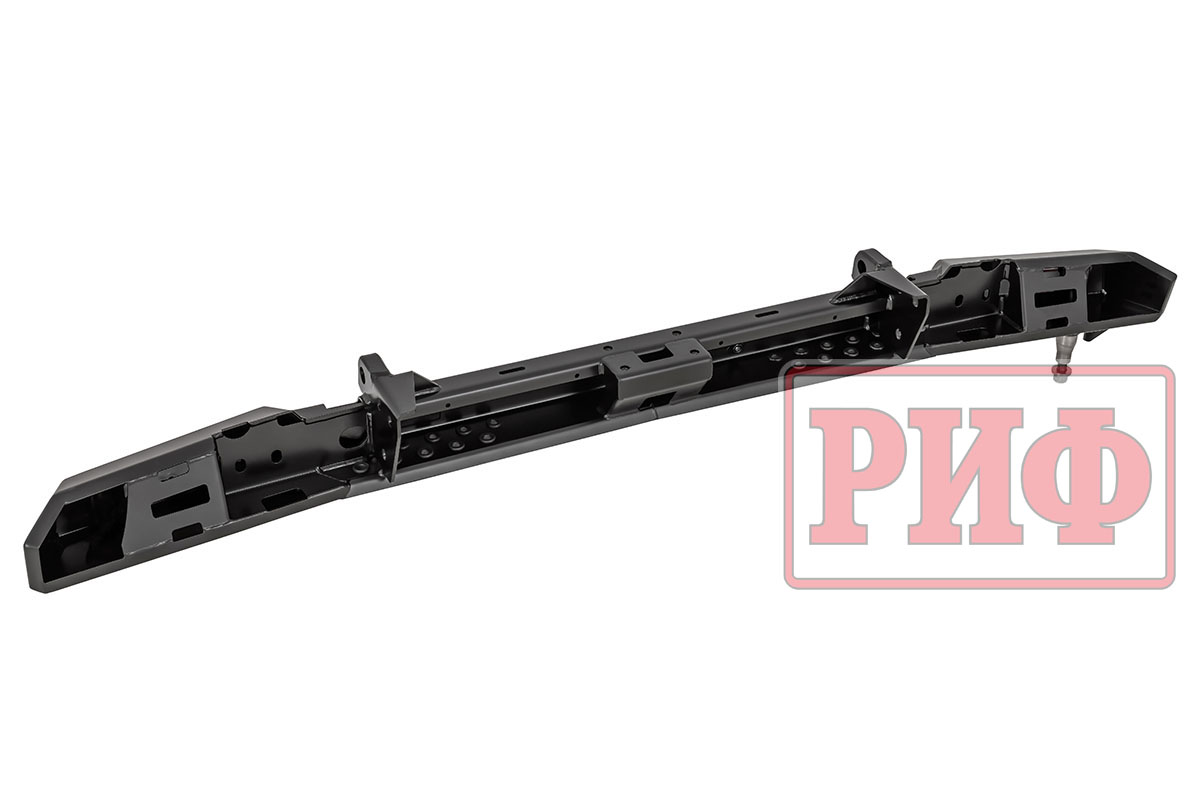 картинка Бампер задний РИФ УАЗ Буханка с фонарями, калиткой, возможностью установки фаркопа, стандарт