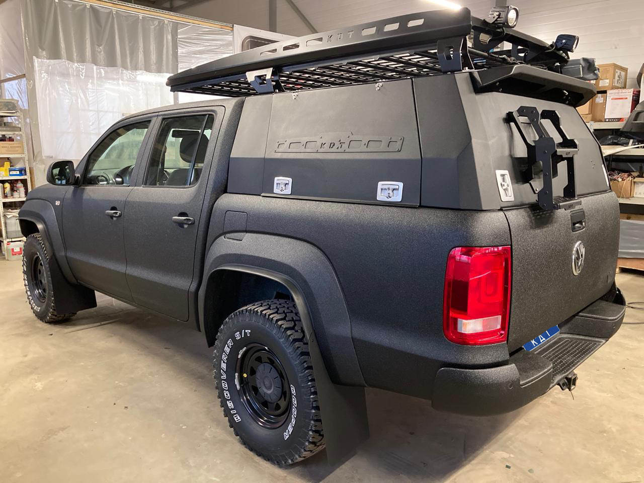 картинка Кунг силовой для Volkswagen Amarok (IV поколение), сталь/алюминий — KDT 2528S