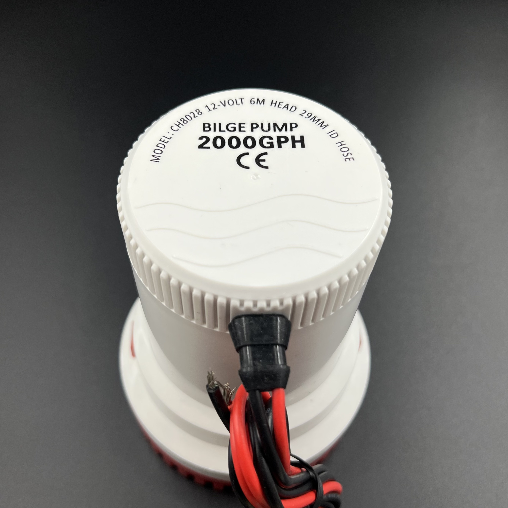 картинка Помпа осушительная 2000GPH (12V) (7570 л/ч) (PREMARINE)