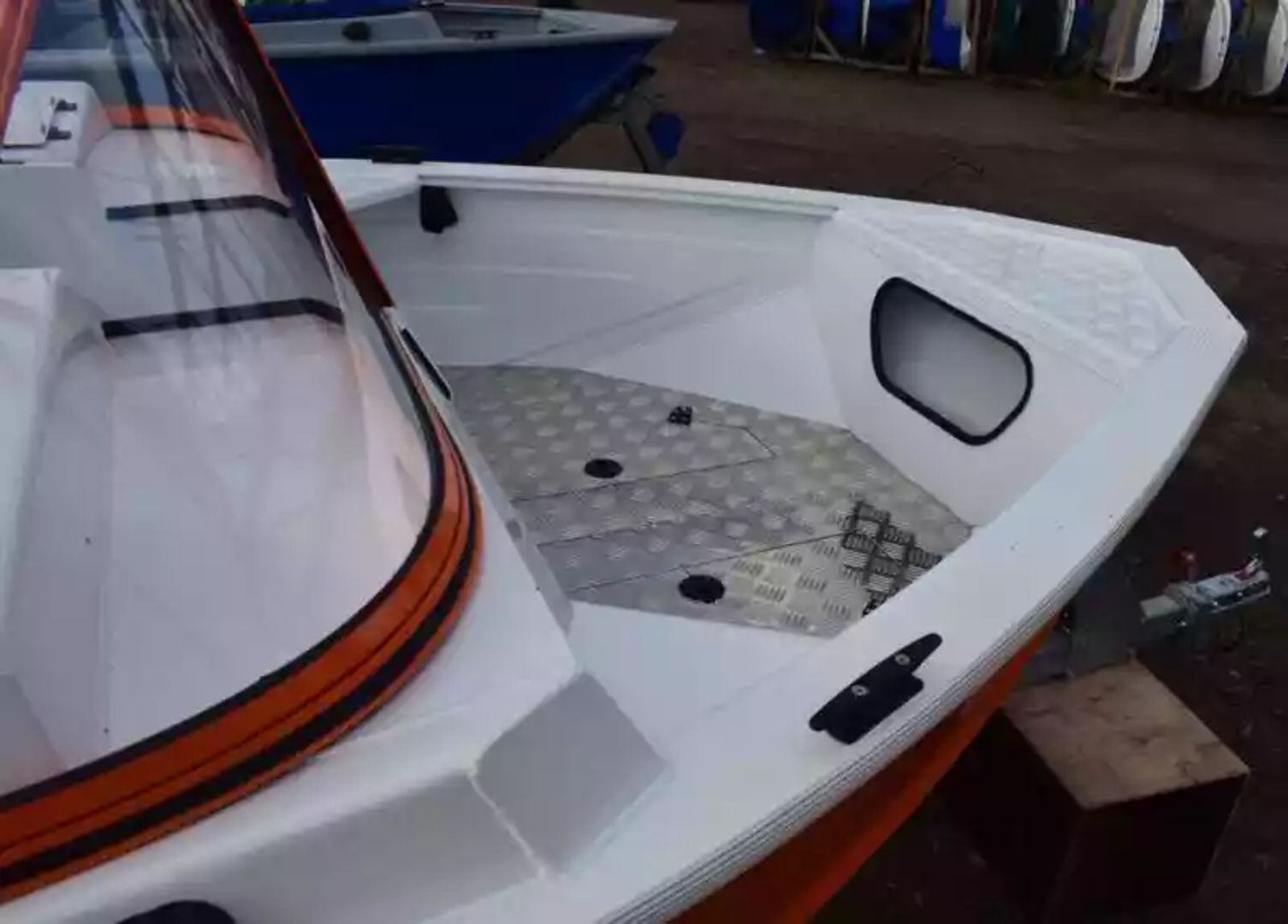 Моторная лодка, Neman 450 DC NEW, серый/св. сер